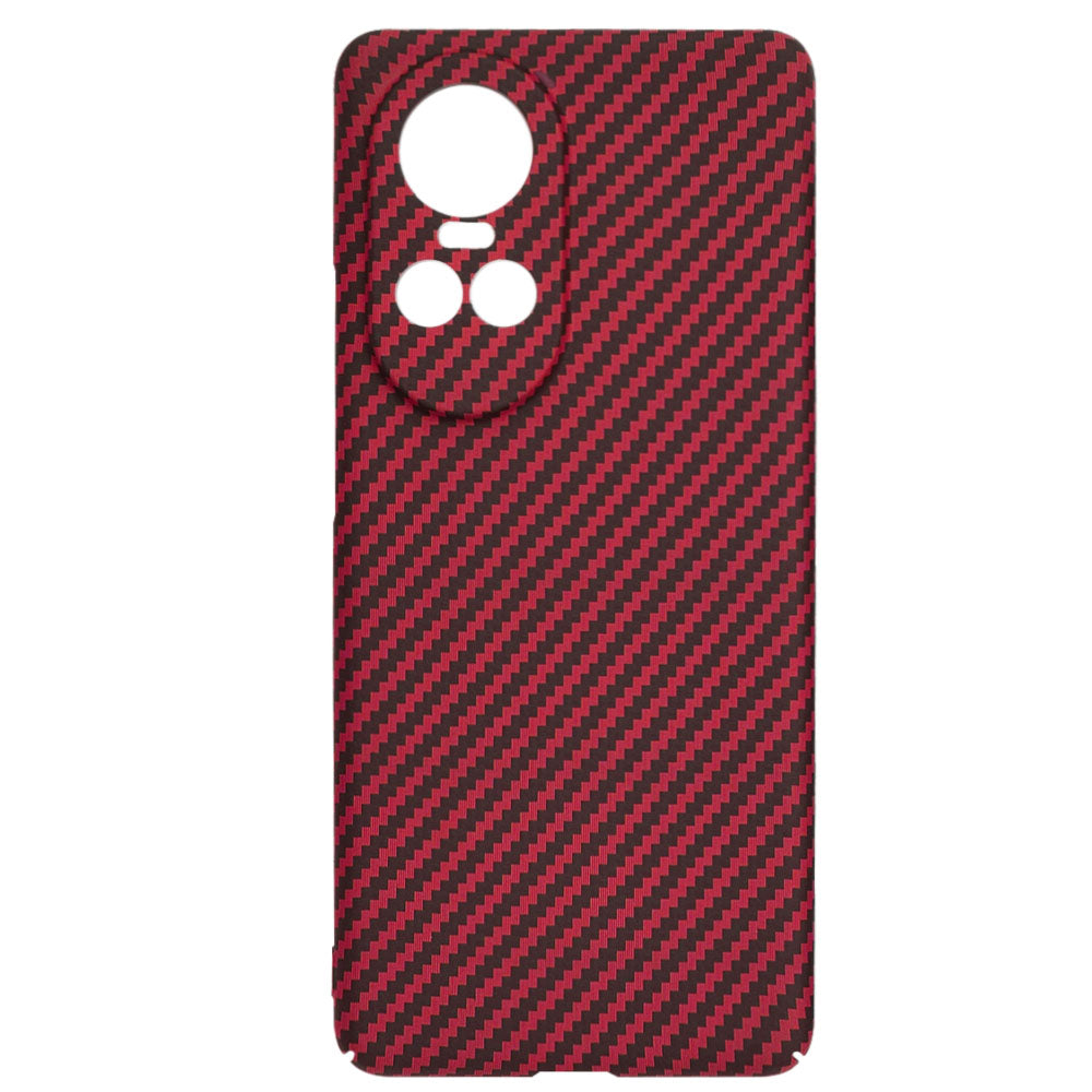 Калъф за Oppo Reno10 / Reno10 Pro, Techsuit, Carbonite FiberShell, Червен