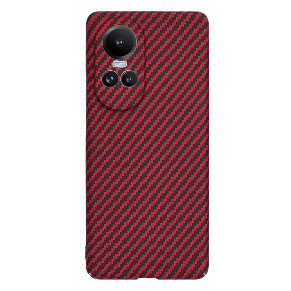 Калъф за Oppo Reno10 / Reno10 Pro, Techsuit, Carbonite FiberShell, Червен