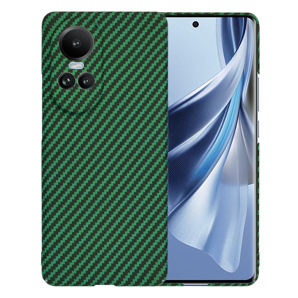 Калъф за Oppo Reno10 / Reno10 Pro, Techsuit, Carbonite FiberShell, Зелен
