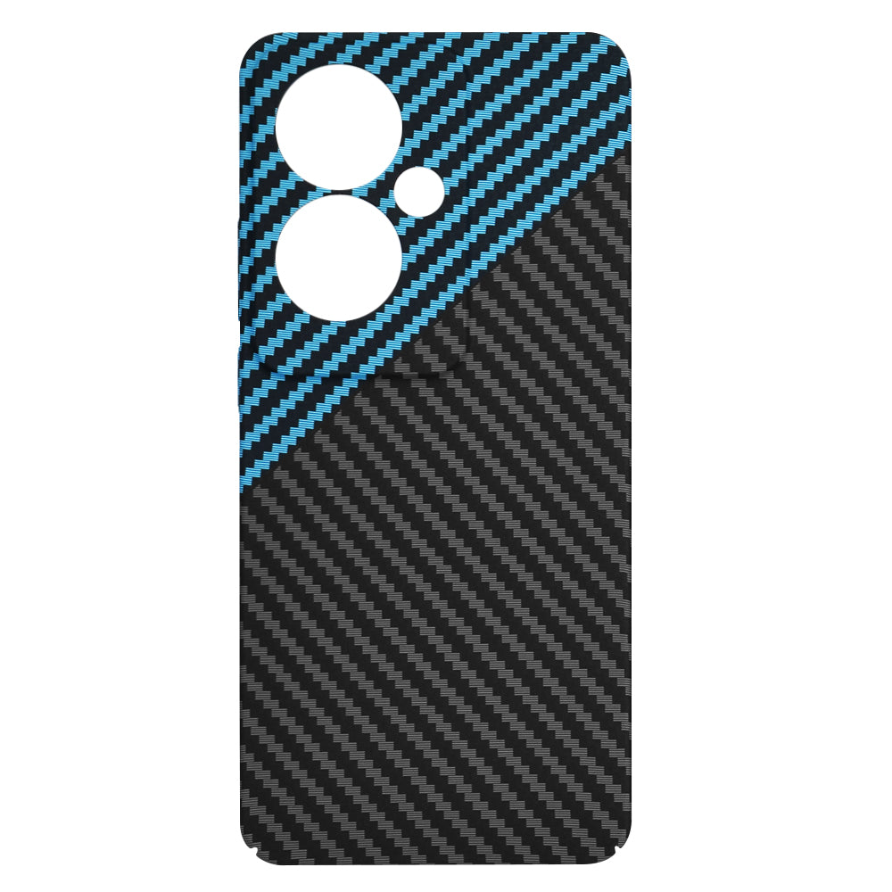 Калъф за Oppo Reno11 F, Techsuit, Carbonite FiberShell, Черно Синьо