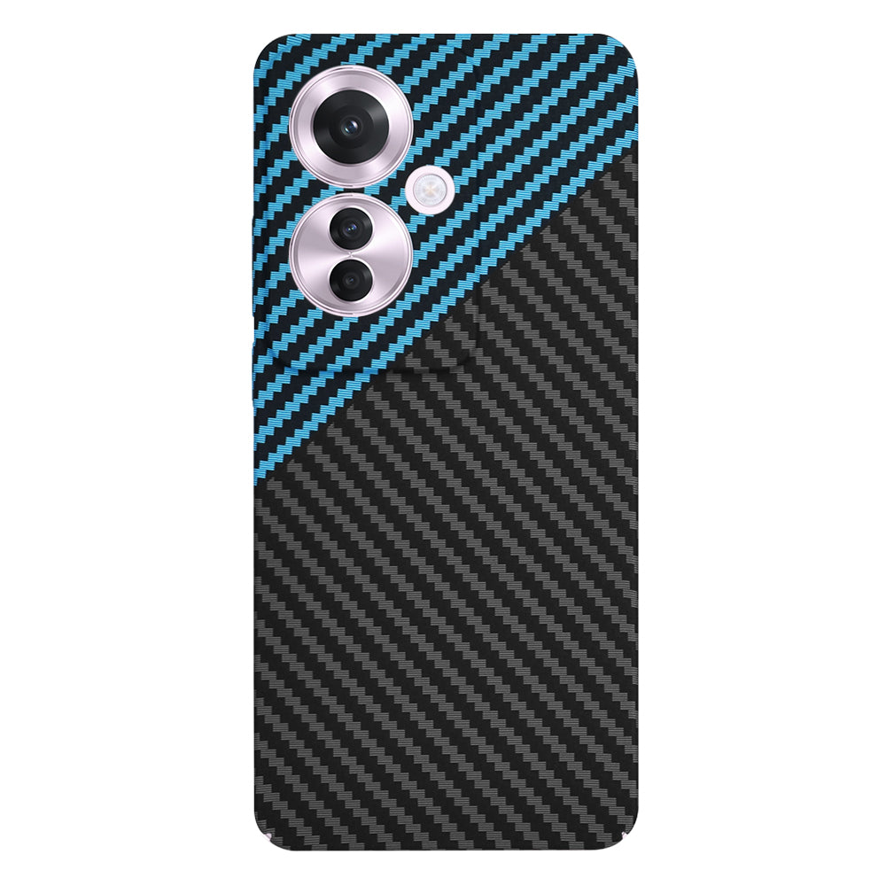 Калъф за Oppo Reno11 F, Techsuit, Carbonite FiberShell, Черно Синьо