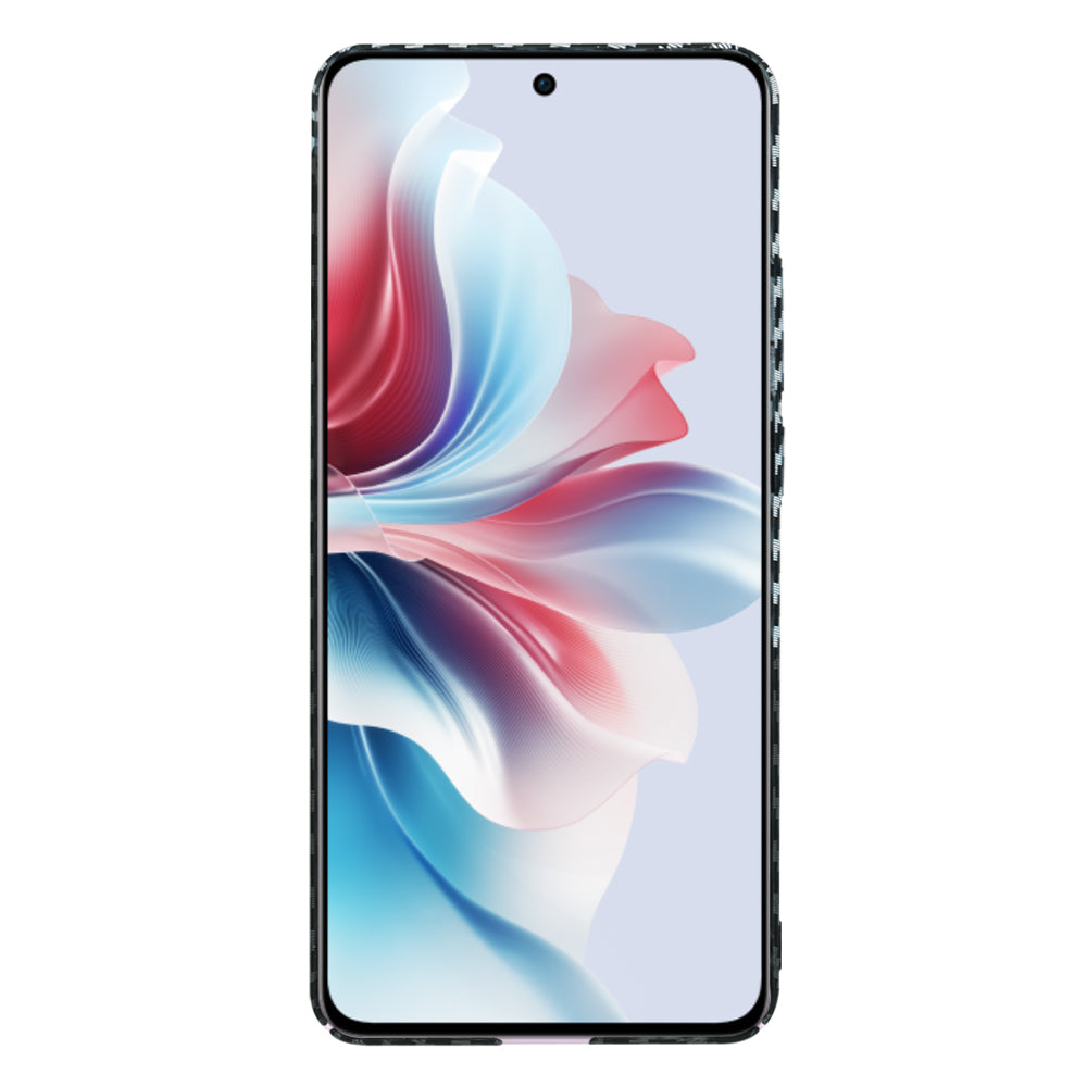 Калъф за Oppo Reno11 F, Techsuit, Carbonite FiberShell, Черно Сиво