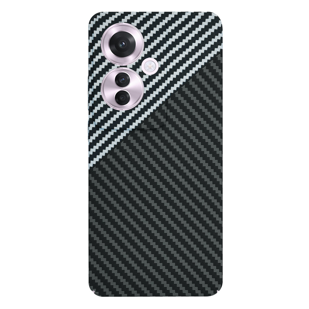 Калъф за Oppo Reno11 F, Techsuit, Carbonite FiberShell, Черно Сиво