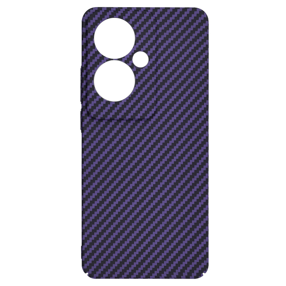 Калъф за Oppo Reno11 F, Techsuit, Carbonite FiberShell, Лилав