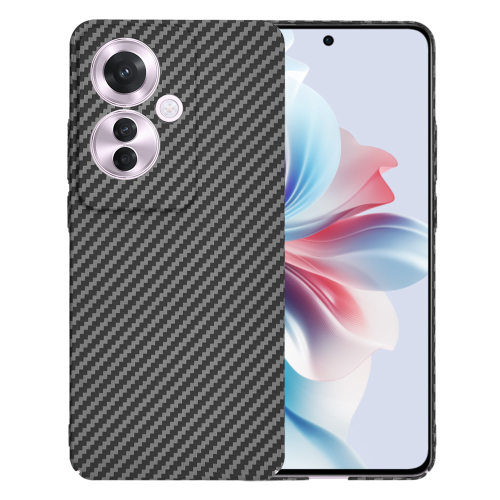 Калъф за Oppo Reno11 F, Techsuit, Carbonite FiberShell, Черен