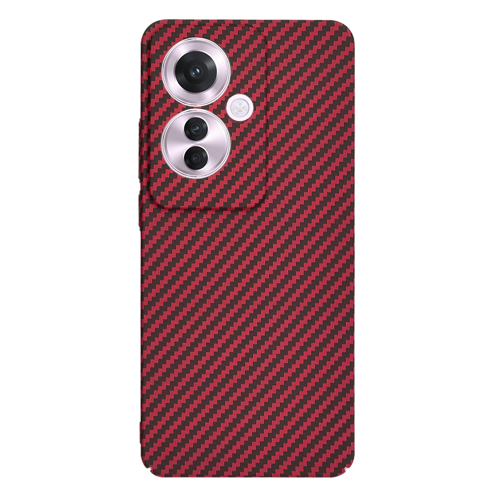 Калъф за Oppo Reno11 F, Techsuit, Carbonite FiberShell, Червен