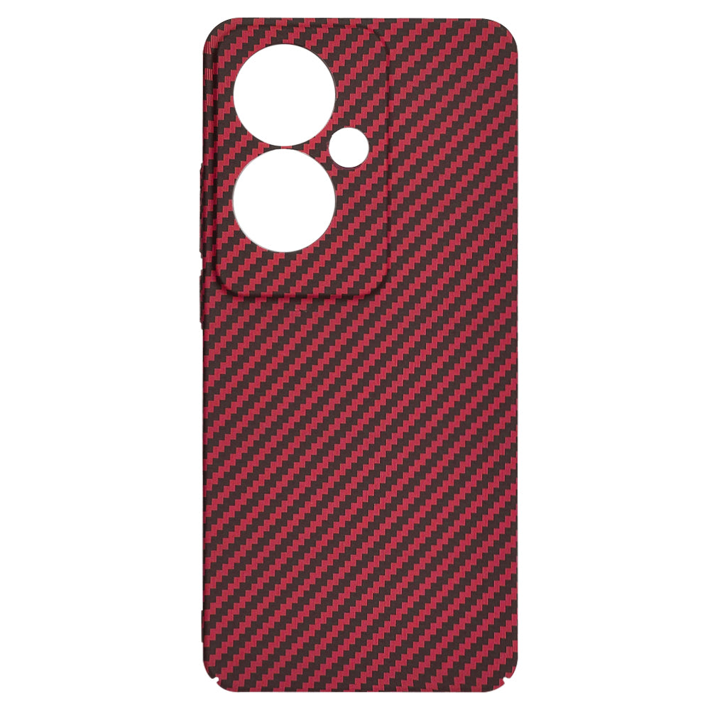 Калъф за Oppo Reno11 F, Techsuit, Carbonite FiberShell, Червен