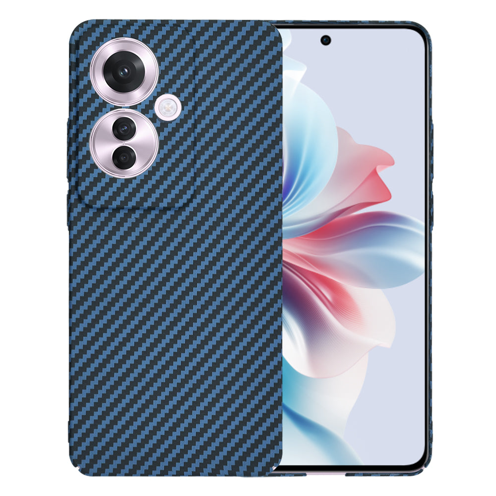 Калъф за Oppo Reno11 F, Techsuit, Carbonite FiberShell, Тюркоаз