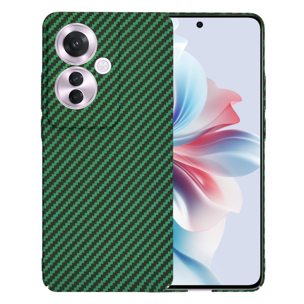 Калъф за Oppo Reno11 F, Techsuit, Carbonite FiberShell, Зелен