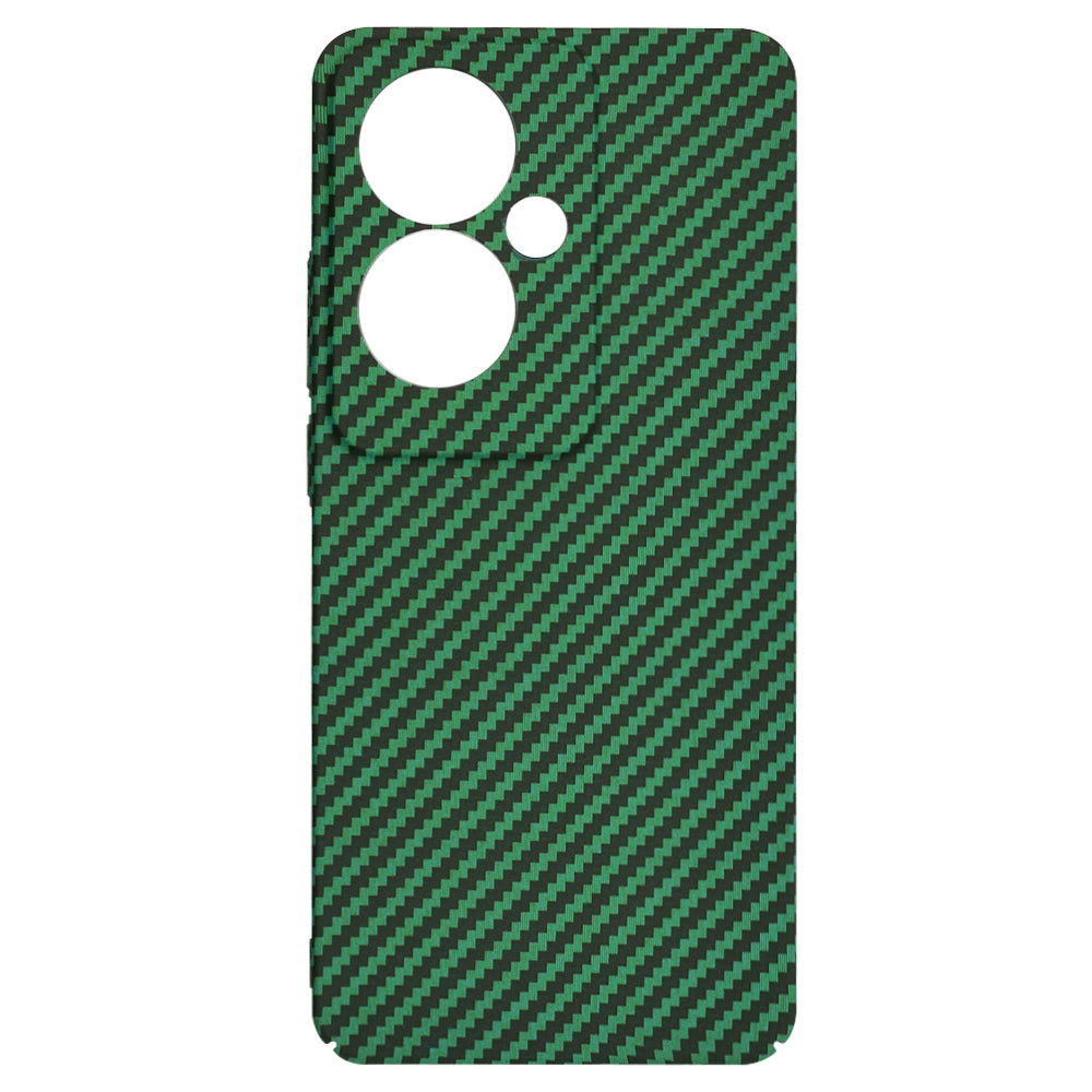 Калъф за Oppo Reno11 F, Techsuit, Carbonite FiberShell, Зелен