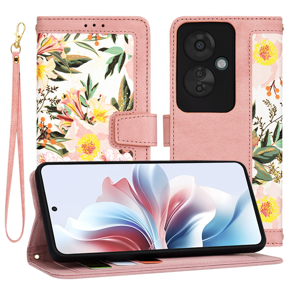 Калъф за Oppo Reno11 F, Techsuit, FlipCraft, Розов