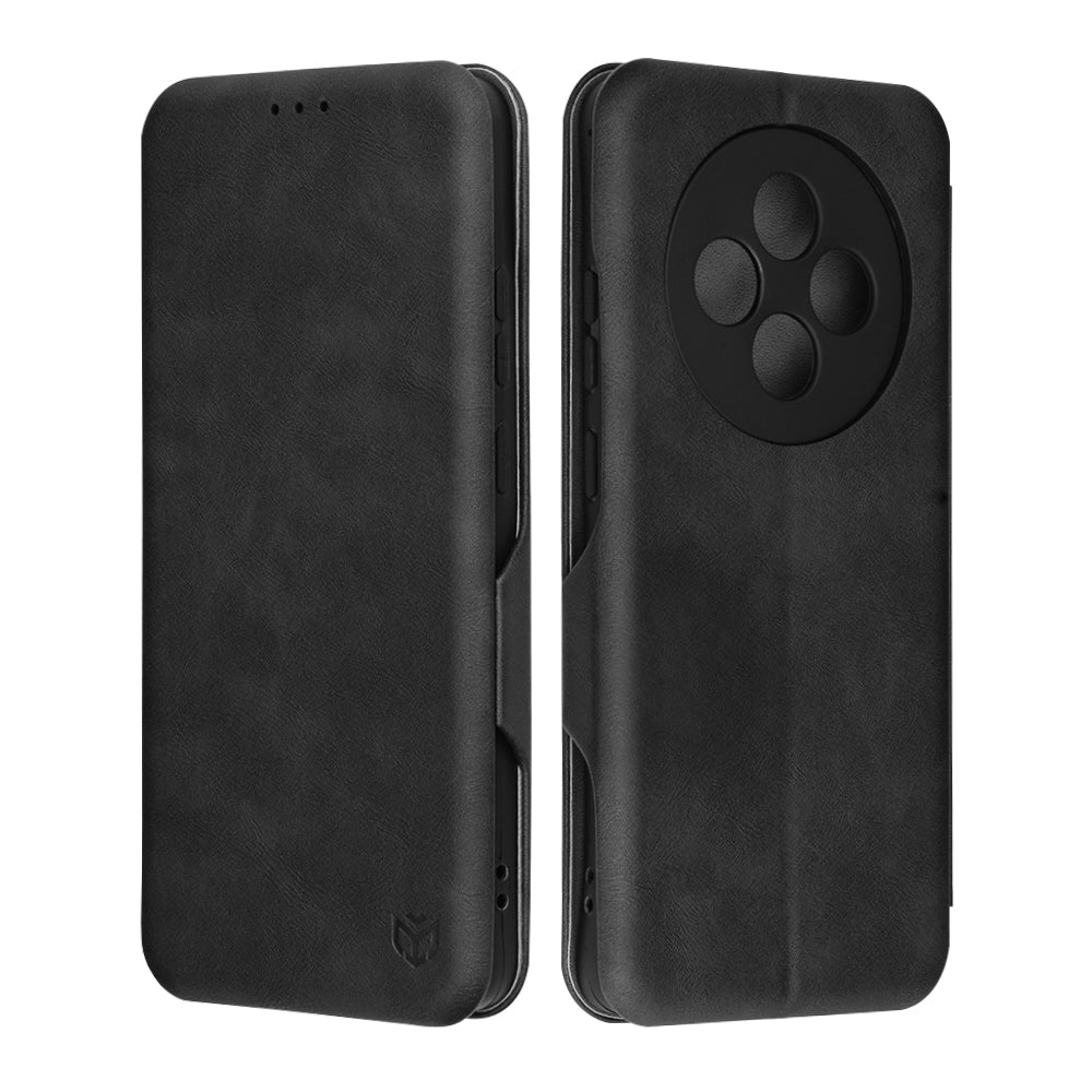 Калъф за Oppo Reno12 FS 5G / Reno12 FS 4G / Reno12 F 4G / Reno12 F, Techsuit, Safe Wallet Plus, Черен