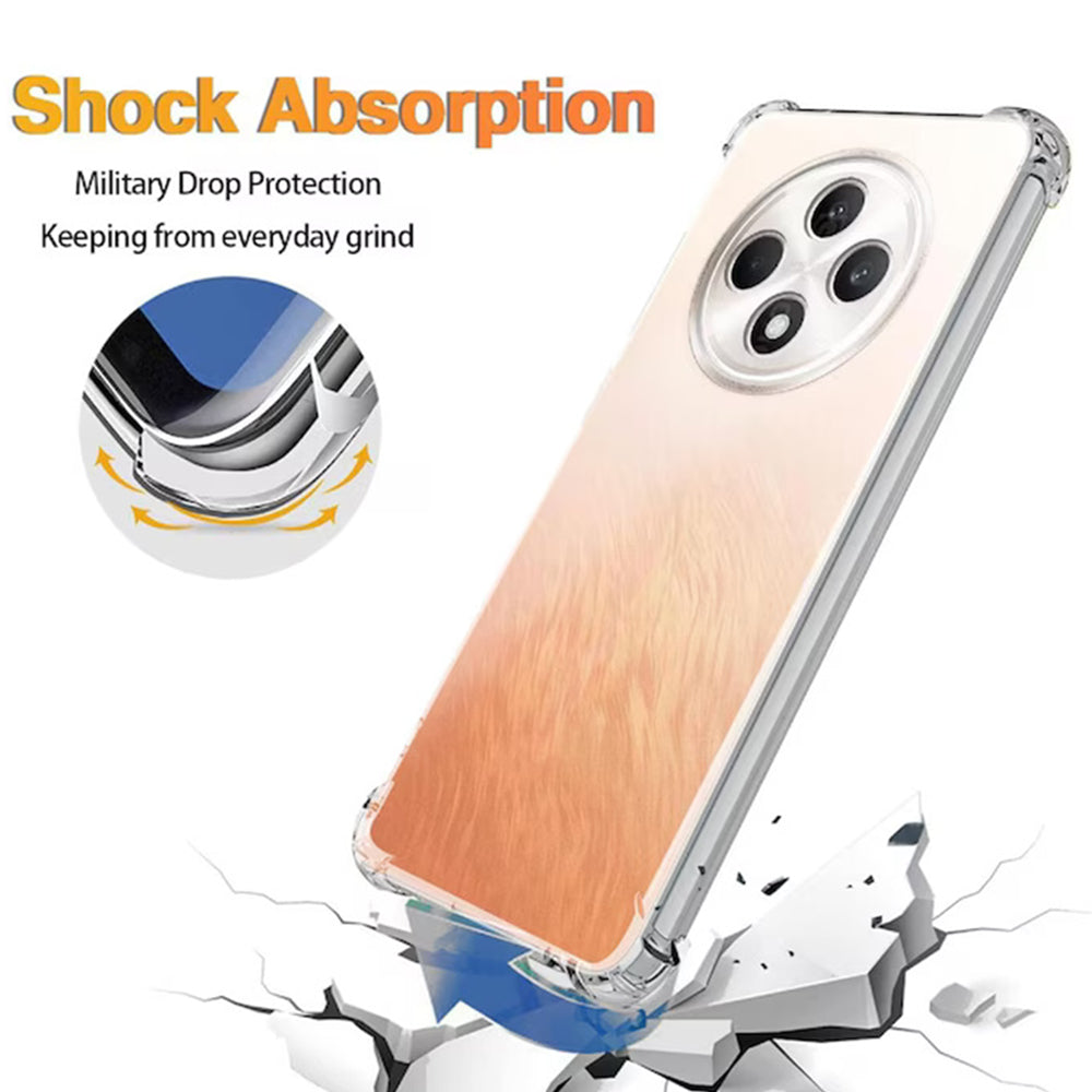 Калъф за Oppo Reno12 FS 5G / Reno12 FS 4G / Reno12 F 4G / Reno12 F, Techsuit, противоударен прозрачен, прозрачен