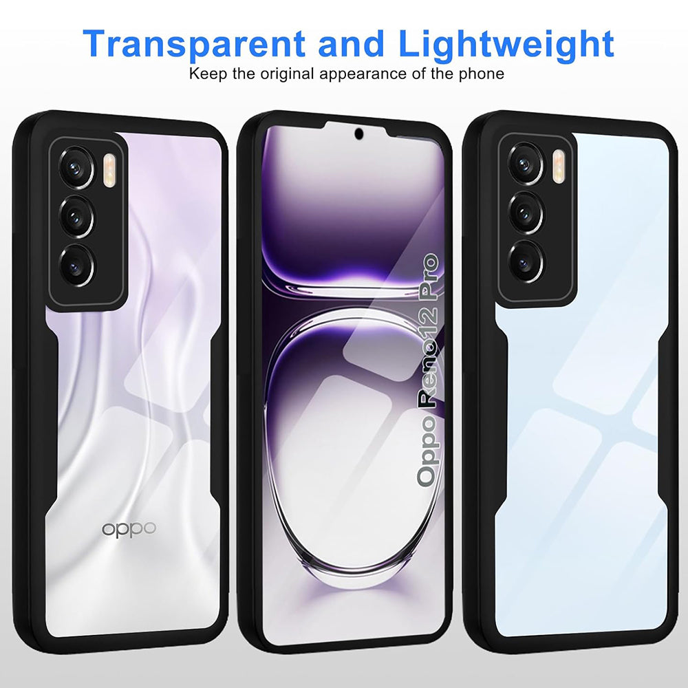 Калъф за Oppo Reno12 Pro, Techsuit, ColorVerse 360, Черен