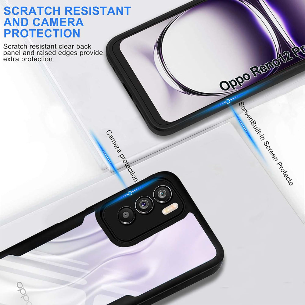 Калъф за Oppo Reno12 Pro, Techsuit, ColorVerse 360, Черен