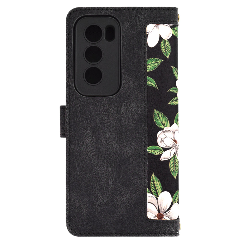 Калъф за Oppo Reno12 Pro, Techsuit, FlipCraft, Черен