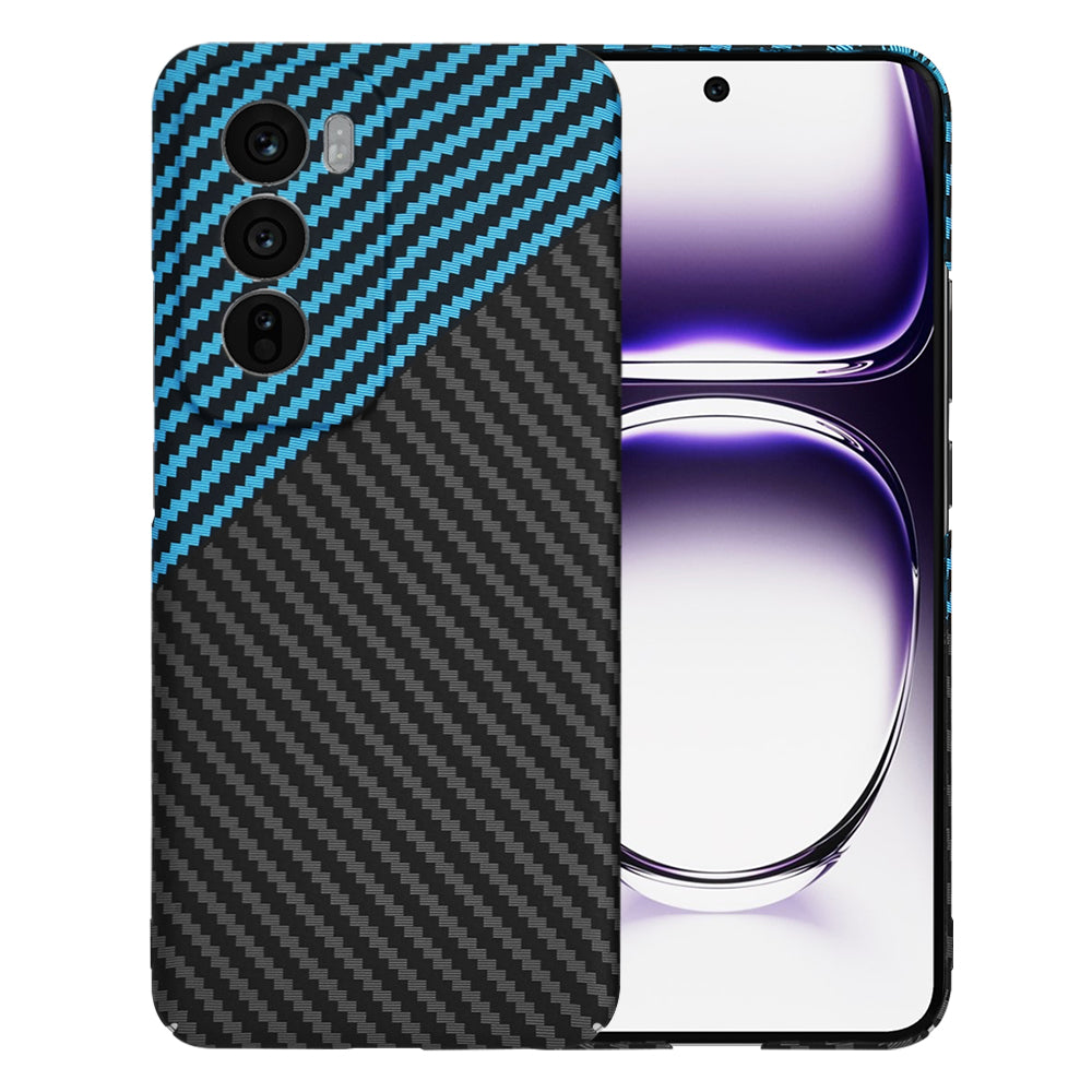 Калъф за Oppo Reno12, Techsuit, Carbonite FiberShell, Черен Bleu