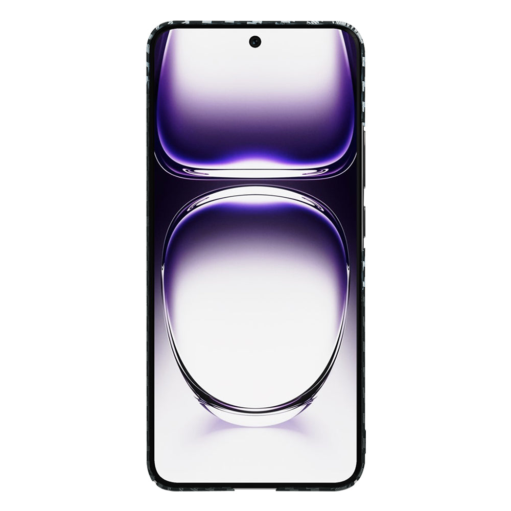 Калъф за Oppo Reno12, Techsuit, Carbonite FiberShell, Черно Сиво
