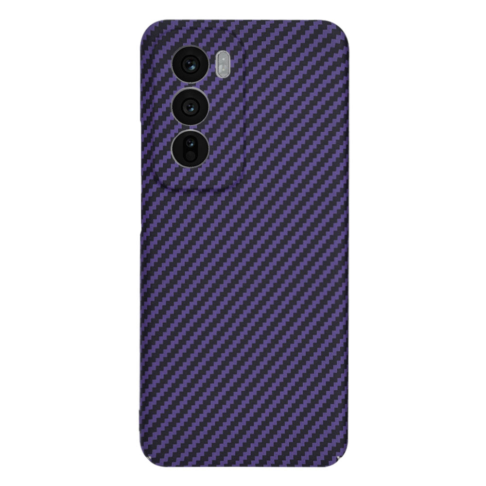 Калъф за Oppo Reno12, Techsuit, Carbonite FiberShell, Лилав