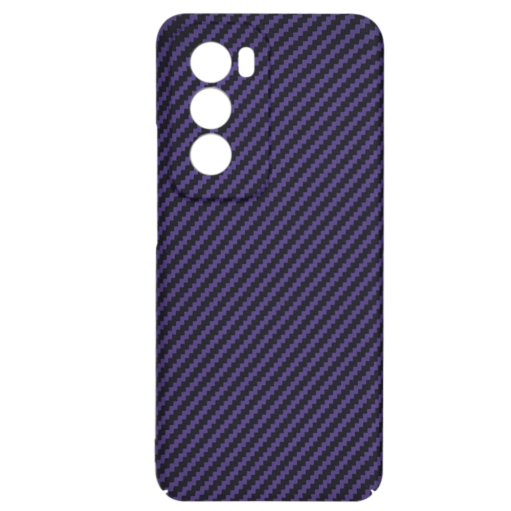 Калъф за Oppo Reno12, Techsuit, Carbonite FiberShell, Лилав