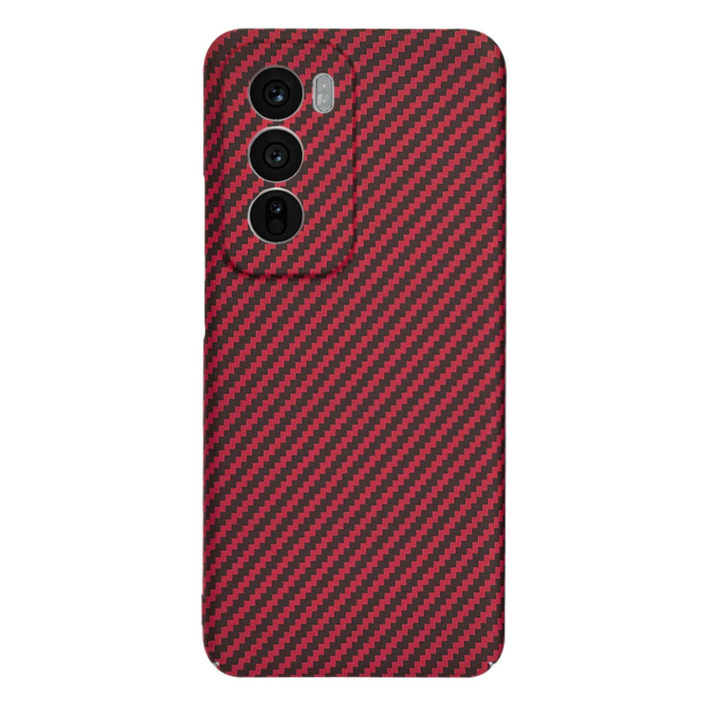 Калъф за Oppo Reno12, Techsuit, Carbonite FiberShell, Червен