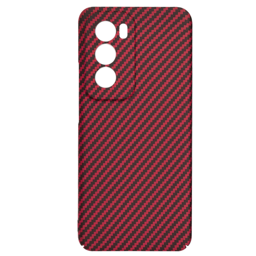 Калъф за Oppo Reno12, Techsuit, Carbonite FiberShell, Червен