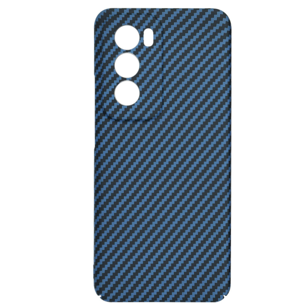 Калъф за Oppo Reno12, Techsuit, Carbonite FiberShell, тюркоаз