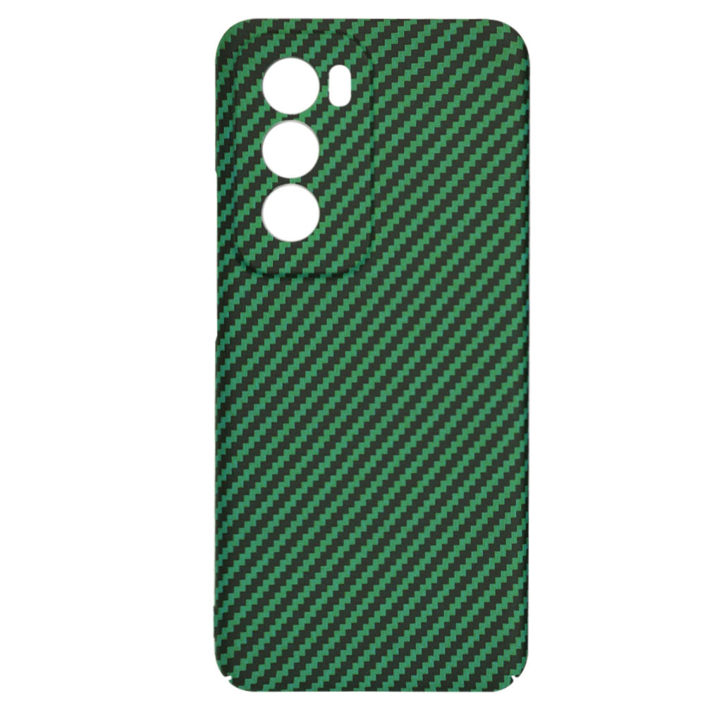 Калъф за Oppo Reno12, Techsuit, Carbonite FiberShell, Зелен