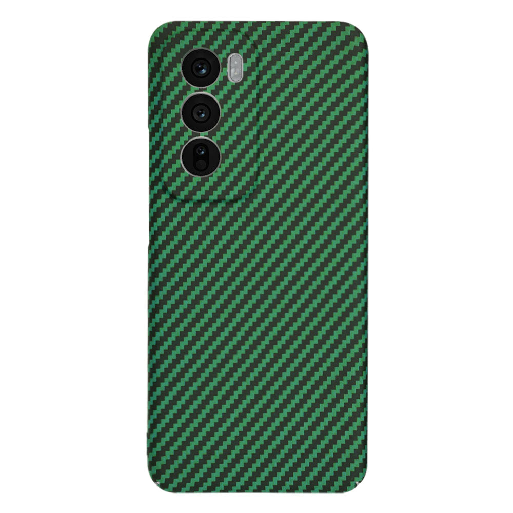 Калъф за Oppo Reno12, Techsuit, Carbonite FiberShell, Зелен