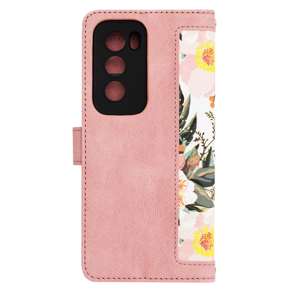 Калъф за Oppo Reno12, Techsuit, FlipCraft, Розов