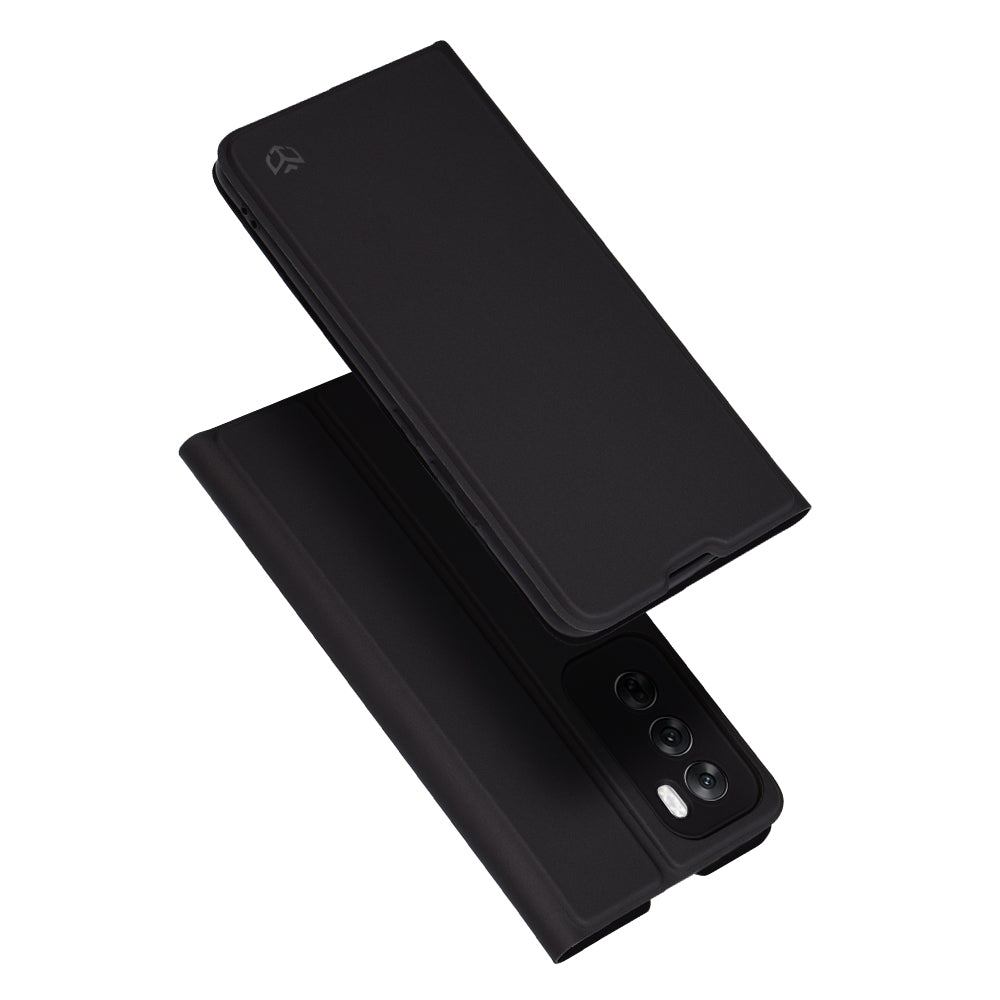 Калъф за Oppo Reno12, Techsuit, Magskin Book, Черен