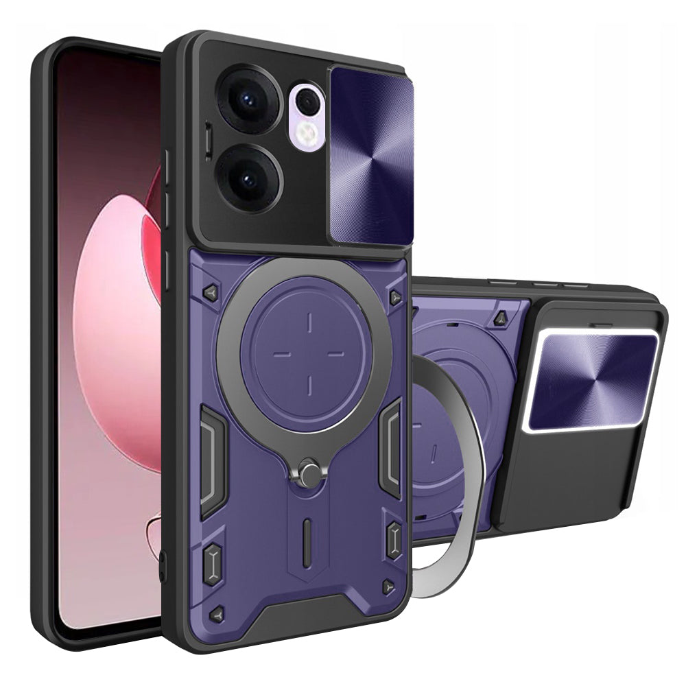 Калъф за Oppo Reno13 FS 5G / Reno13 F 4G / Reno13 F, Techsuit, CamGuard Pro, Лилав