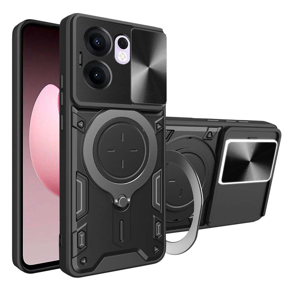 Калъф за Oppo Reno13 FS 5G / Reno13 F 4G / Reno13 F, Techsuit, CamGuard Pro, Черен