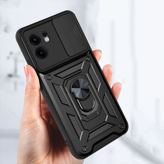 Калъф за Oppo Reno13 FS 5G / Reno13 F 4G / Reno13 F, Techsuit, CamShield, Син