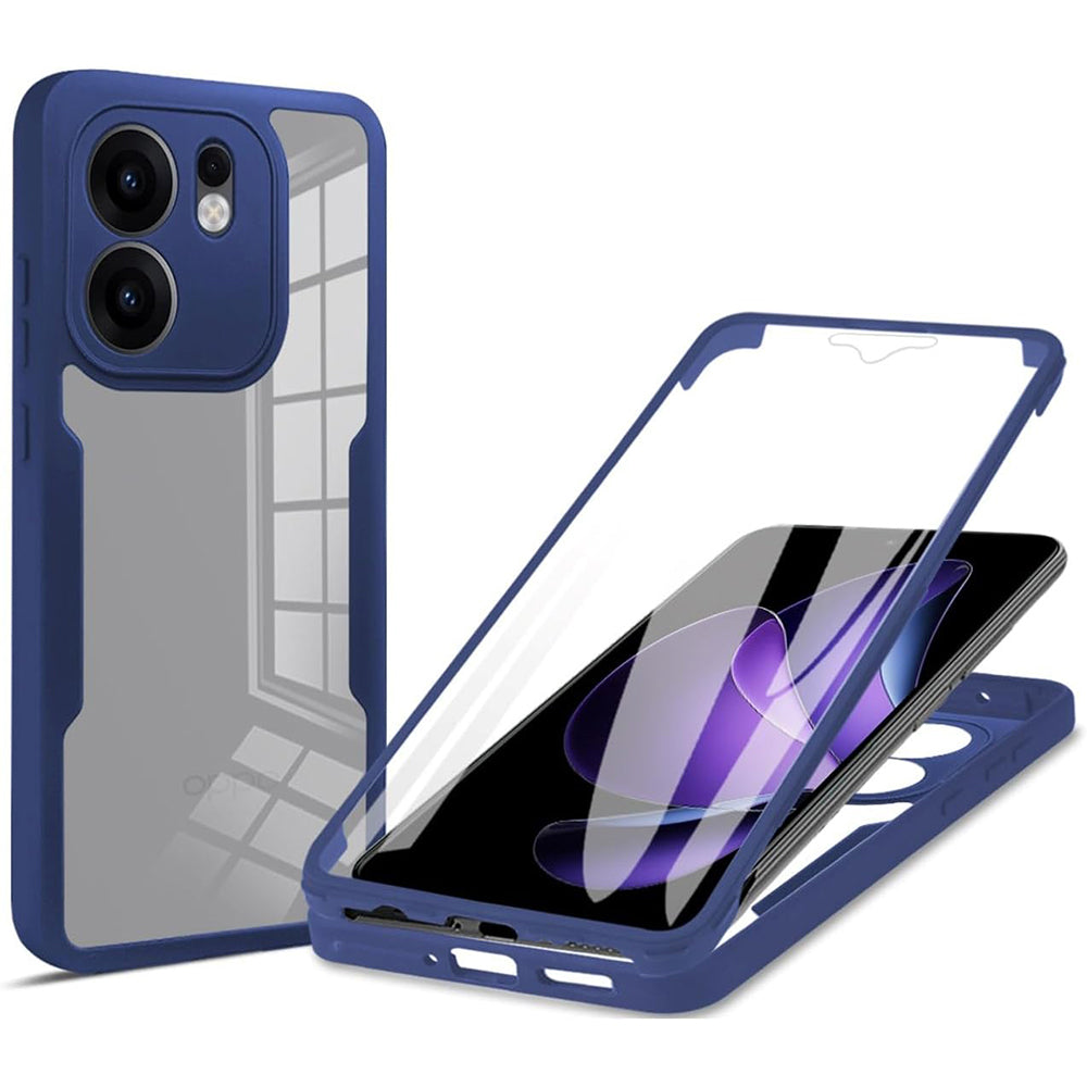 Калъф за Oppo Reno13 FS 5G / Reno13 F 4G / Reno13 F, Techsuit, ColorVerse 360, Син