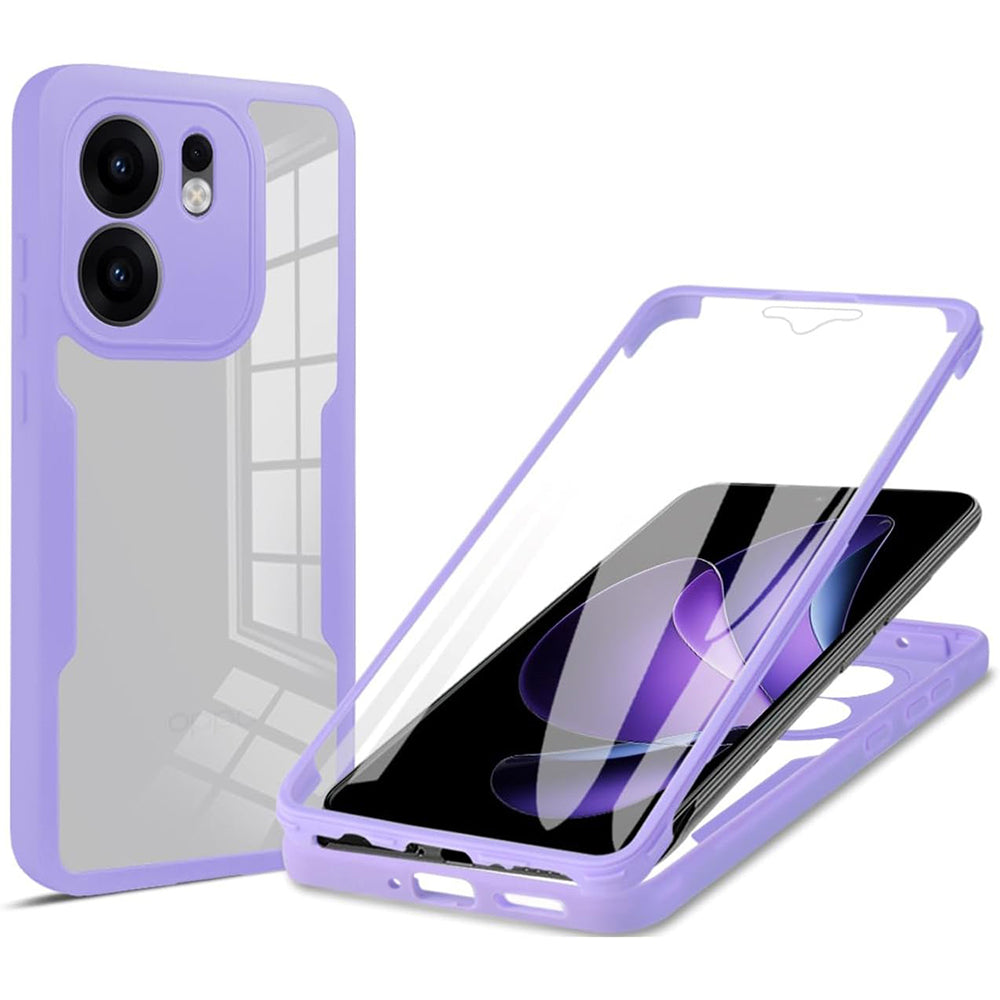 Калъф за Oppo Reno13 FS 5G / Reno13 F 4G / Reno13 F, Techsuit, ColorVerse 360, Лилав