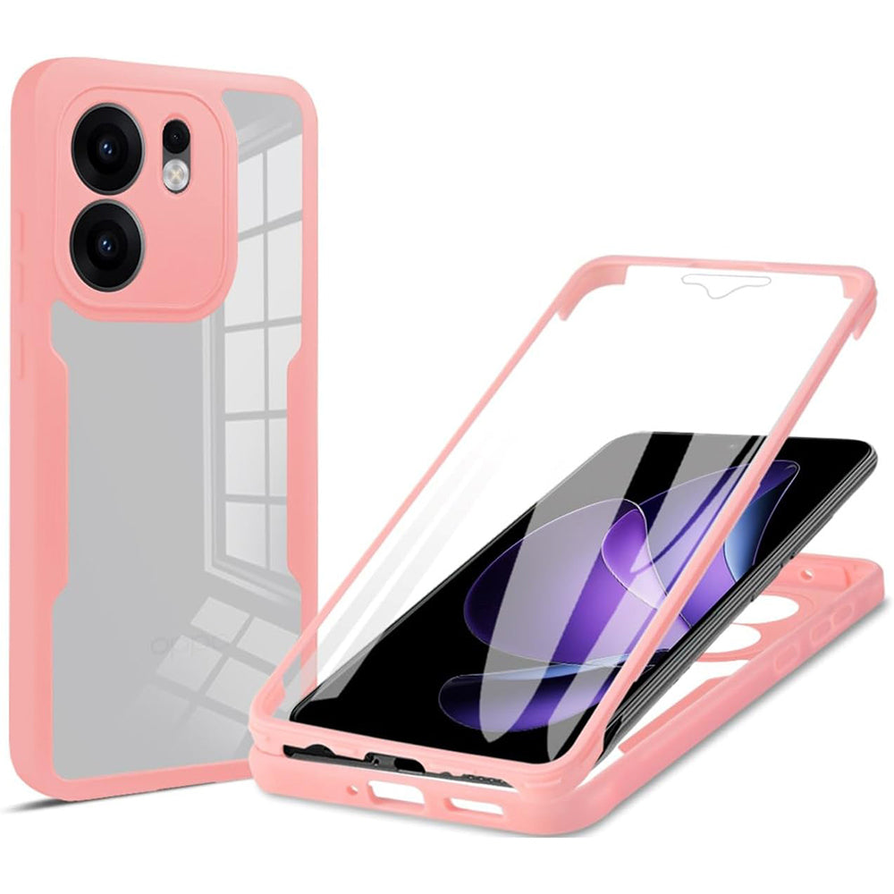 Калъф за Oppo Reno13 FS 5G / Reno13 F 4G / Reno13 F, Techsuit, ColorVerse 360, Розов