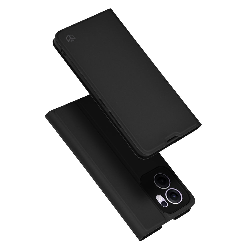 Калъф за Oppo Reno13 FS 5G / Reno13 F 4G / Reno13 F, Techsuit, Magskin Book, Черен