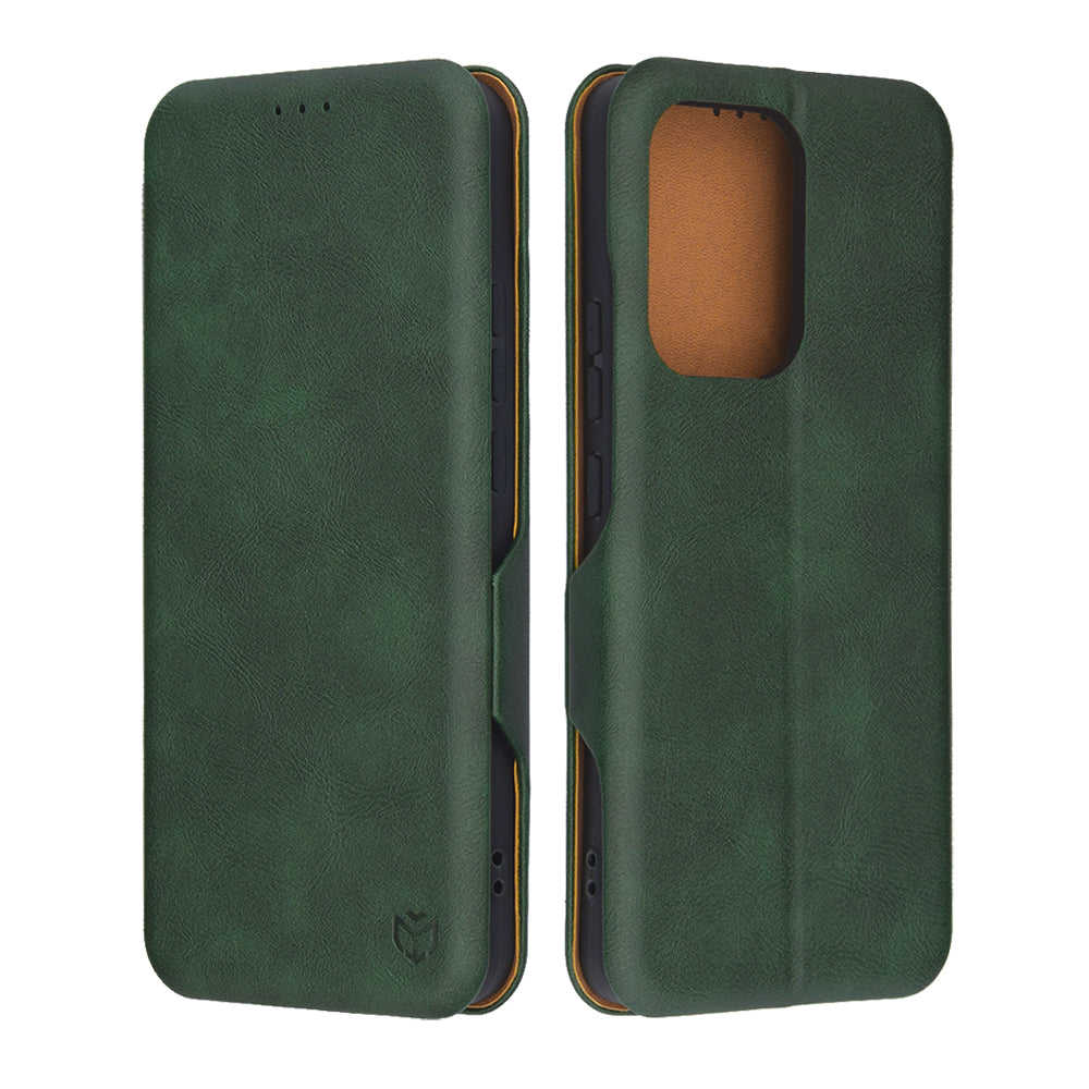 Калъф за Oppo Reno13 FS 5G / Reno13 F 4G / Reno13 F, Techsuit, Safe Wallet Plus, Зелен