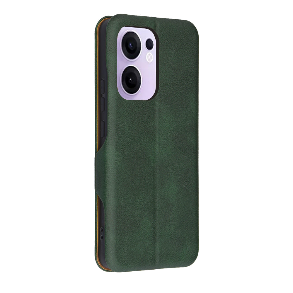 Калъф за Oppo Reno13 FS 5G / Reno13 F 4G / Reno13 F, Techsuit, Safe Wallet Plus, Зелен