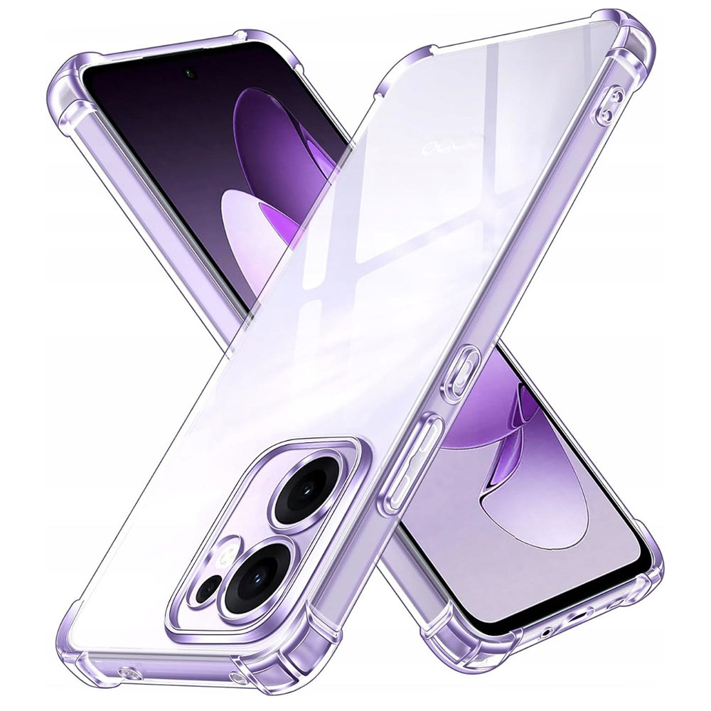 Калъф за Oppo Reno13 FS 5G / Reno13 F 4G / Reno13 F, Techsuit, противоударен прозрачен, прозрачен