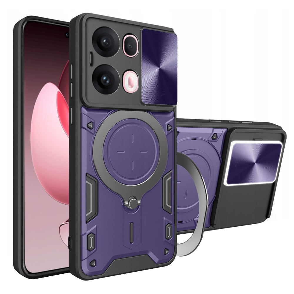 Калъф за Oppo Reno13 Pro, Techsuit, CamGuard Pro, Лилав