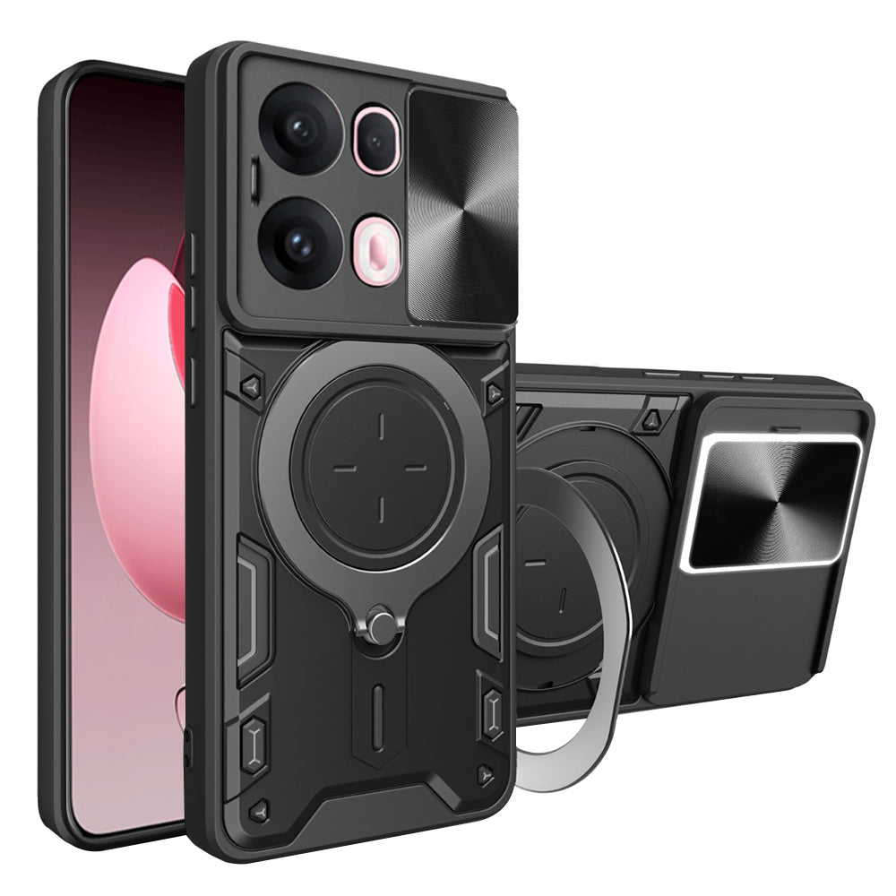 Калъф за Oppo Reno13 Pro, Techsuit, CamGuard Pro, Черен