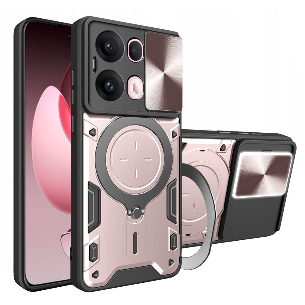 Калъф за Oppo Reno13 Pro, Techsuit, CamGuard Pro, Розово злато