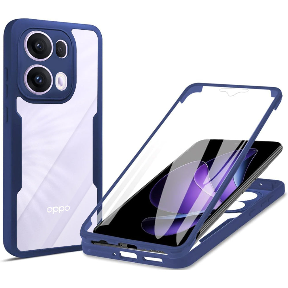 Калъф за Oppo Reno13 Pro, Techsuit, ColorVerse 360, Син