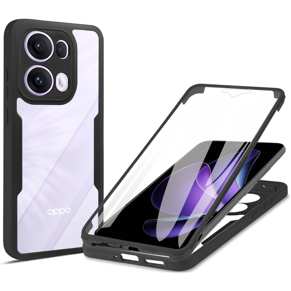 Калъф за Oppo Reno13 Pro, Techsuit, ColorVerse 360, Черен