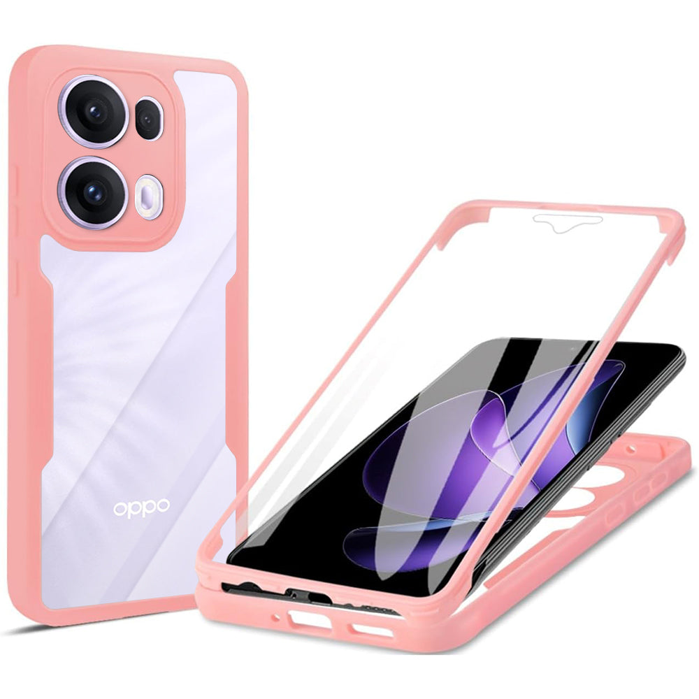Калъф за Oppo Reno13 Pro, Techsuit, ColorVerse 360, Розов