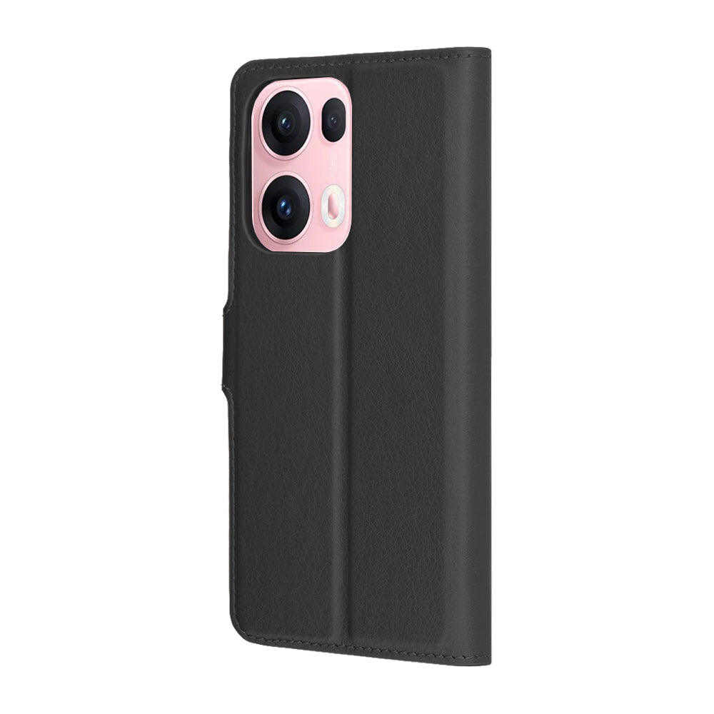 Калъф за Oppo Reno13 Pro, Techsuit, Leather Folio, Черен