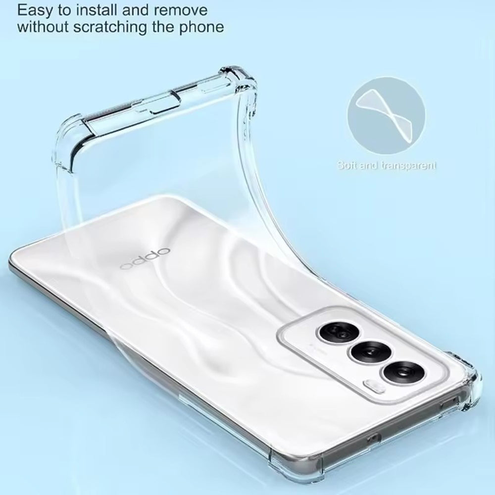 Калъф за Oppo Reno13 Pro, Techsuit, Shockproof Clear, Прозрачен