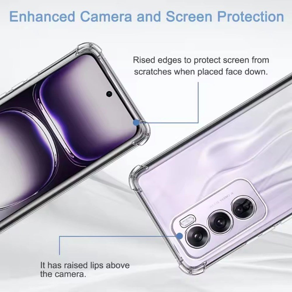 Калъф за Oppo Reno13 Pro, Techsuit, Shockproof Clear, Прозрачен